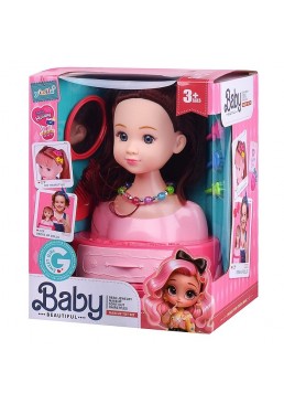 Головка для зачісок 672-2A з аксесуарами для волосся