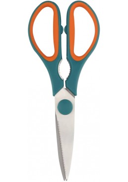 Кухонные ножницы Gusto Голубовато-оранжевые (GT-6121), 21 см 