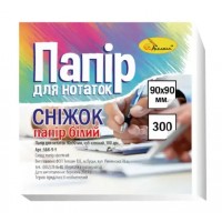 Блок бумаги для заметок "Снежок", 300 листов (9х9 см)
