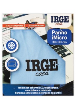 Серветка мікрофібра для скла та моніторів Irge, 30х30 см