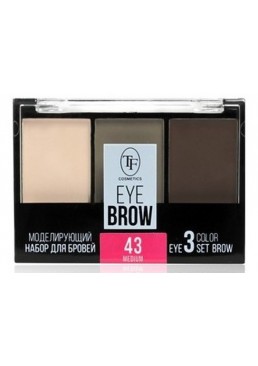 Набір для моделювання брів TF cosmetics Eyebrow 3 Color Set (тон 43-середній), 12 мл
