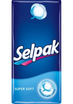 Платочки носовые Selpak Cotton, 1 шт