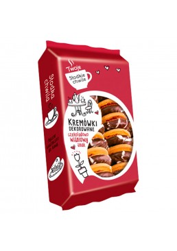 Печиво Kremowki шоколадно-вишневий крем, 330 г