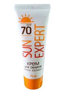 Крем для лица против загара Sun Expert, SPF-70, 75мл 