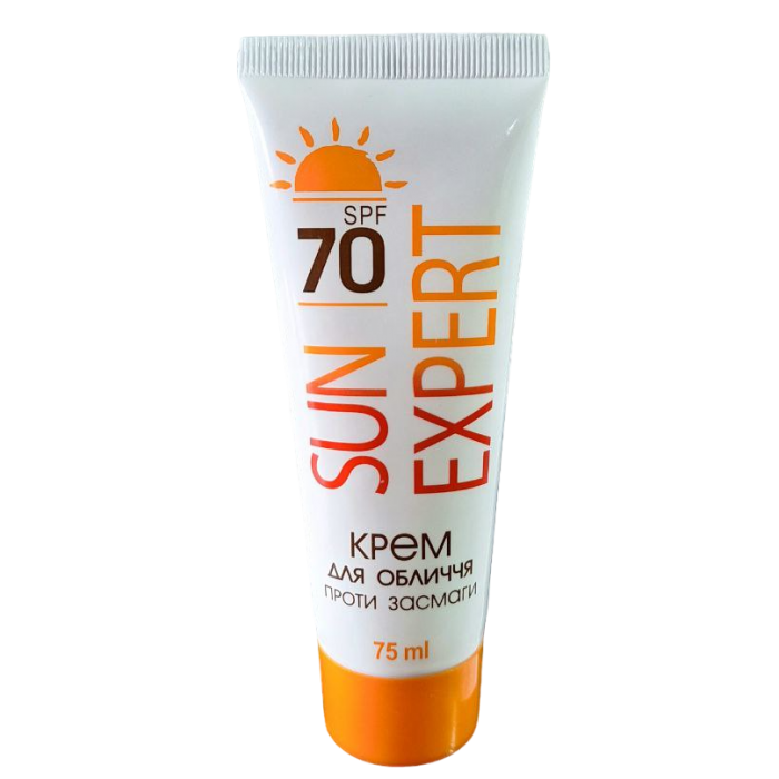 Крем для лица против загара Sun Expert, SPF-70, 75мл  - 