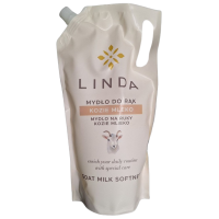Рідке крем-мило Linda козяче молоко (запаска), 1 л