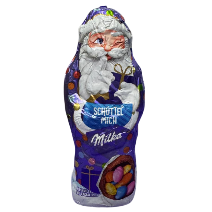 Шоколадный Санта Клаус "Встряхни меня" с драже Milka Santa Claus Schuttel Mich, 61г - 