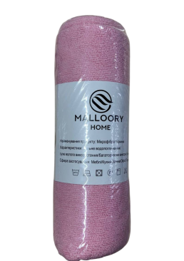 Салфетки-микрофибра Malloory Home в рулоне 25х25см Розовый, 20 шт