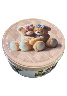 Печенье сливочное Cute Teddies Jacobsens Bakery металлическая банка в ассортименте, 150 г 