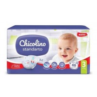 Подгузники Chicolino 3 (4-9 кг), 46 шт