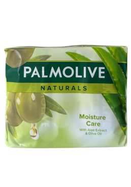 Тверде мило Palmolive Naturals з екстрактом алое та оливковою олією, 4х90г