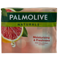 Твёрдое мыло Palmolive Naturals с цитрусовым ароматом и кремом, 4х90г