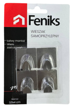 Набір металевих гачків Feniks , 4 шт
