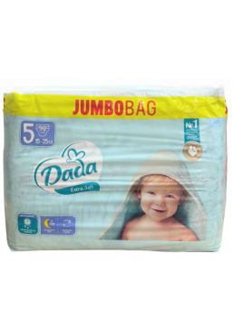 Подгузники детские DADA Jumbo Bag 5 (15-25 кг), 90 шт