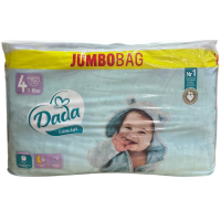 Підгузки дитячі DADA Jumbo Bag 4 (7-16 кг), 102 шт