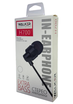 Навушники WALKER H700 black