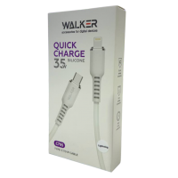Кабель USB WALKER C795 Type-C to Lightning white, 1 м