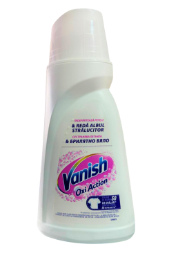 Плямовивідник Vanish Oxi action для білих тканин 1 л