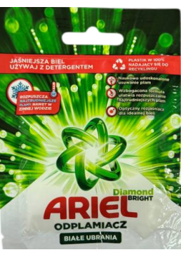 Порошок плямовивідник Ariel White Diamond Bright для білих тканин, 30 г