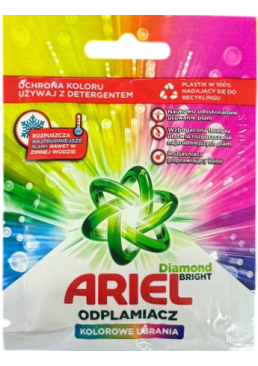 Порошок плямовивідник Ariel Color Diamond Bright для кольорових тканин, 30 г
