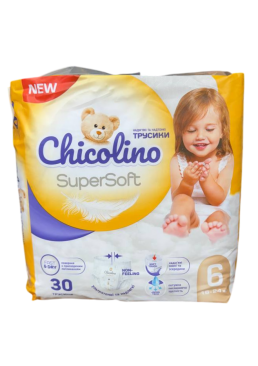 Підгузки-трусики Chicolino Super Soft 6 (16-24 кг), 30 шт