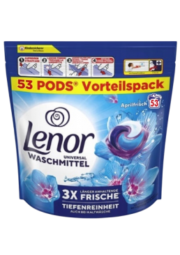 Капсули для прання Lenor Universal Aprilfrisch, 53 шт