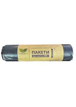 Пакети для сміття CleanEra, 240 л (10 шт)