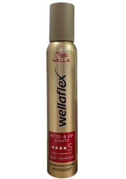  Мусс для волос Wellaflex Hitze- & UV-Schutz №5 защита от жары и ультрафиолета, 200 мл