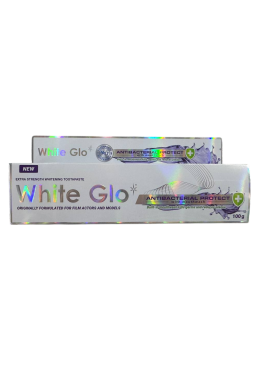 Отбеливающая зубная паста White Glo Antibacterial Protect с антибактериальным эффектом и ополаскивателем 2 в 1, 100 г