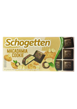 Шоколад молочный Schogetten Macadamia Cookie, 100 г