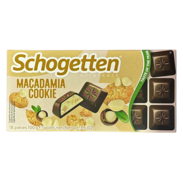 Шоколад молочный Schogetten Macadamia Cookie, 100 г - 