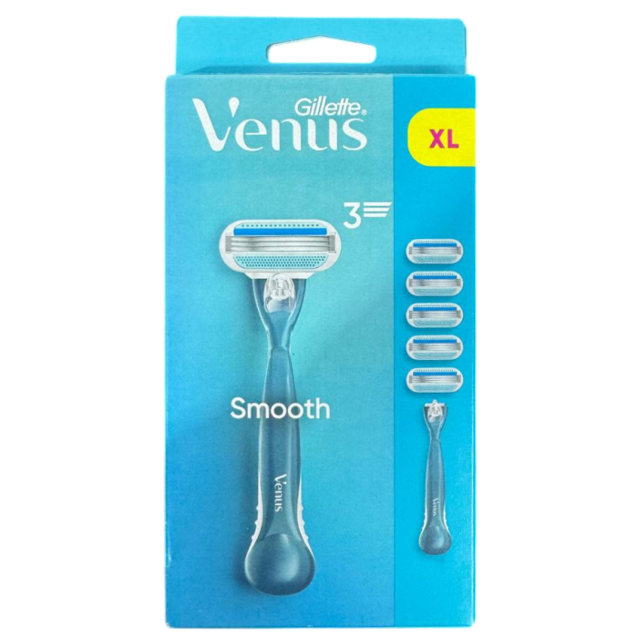 Бритва Venus Smooth с 5 сменными картриджами - 