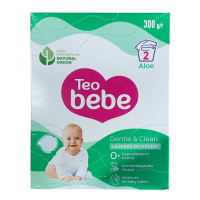 Дитячий пральний порошок Teo Bebe Gentle & Clean Aloe, 300 г (2 прання)