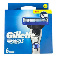 Сменные картриджи для бритья Gillette Mach3 Turbo, 6 шт