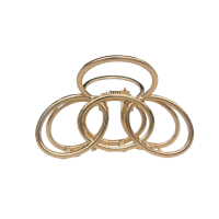 Краб для волос «Цепочка», 4,5 см (в ассортименте)