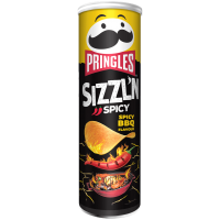 Чипсы Pringles острые со вкусом BBQ, 160г