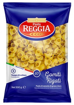 Макарони Pasta Reggia 60 Gomiti Rigati Мушлі, 500 г