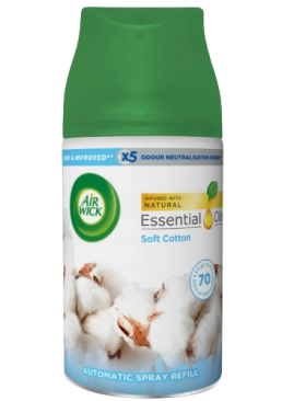Змінний балон Air Wick Freshmatic Свіжа бавовна, 250 мл