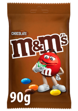 Драже M&M's с молочным шоколадом, 90 г