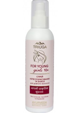 Спрей для волос Triuga Ayurveda For Young Girls легкое расчесывание и блеск, 200 мл