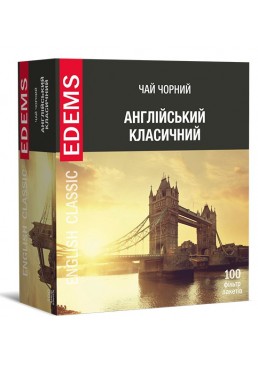 Чай черный в пакетах Edems Английский классический, 100пх2г 