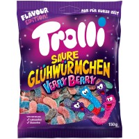 Желейные жевательные конфеты Trolli Sauer Cluhwurmchen Verry Bearry, 150 г
