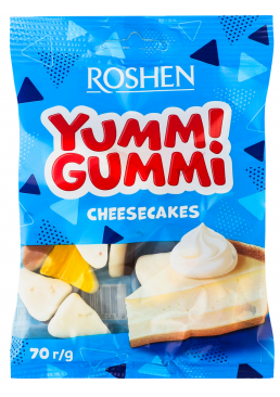 Желейні цукерки Roshen Yummi Gummi Cheesecakes, 70г