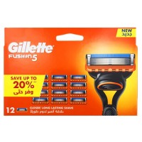 Змінні касети для гоління Gillette Fusion 5, 12 шт