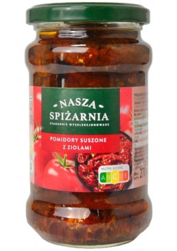 В'ялені помідори Nasza Spizarnia з травами, 270 г