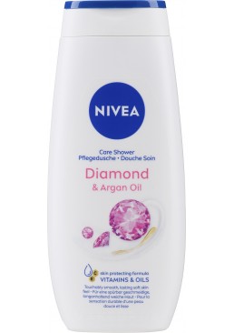 Заспокійливий гель для душу NIVEA Diamond & Argan Oil, 250 мл