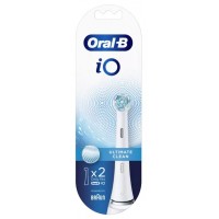 Сменные насадки для электрической зубной щетки Oral-B Braun iO Ultimate Clean белые, 2 шт