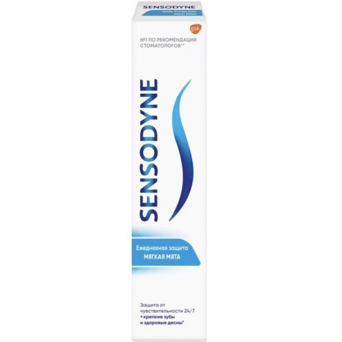 Зубна паста Sensodyne щоденний захист м'яка м'ята, 65 мл (036964) - 