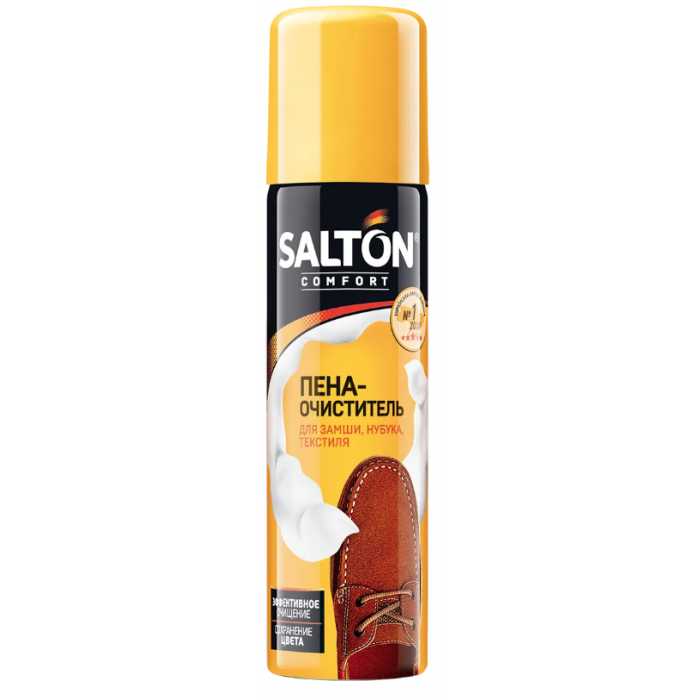 Пена - очиститель Salton для изделий из кожи и текстиля, 150 мл - 