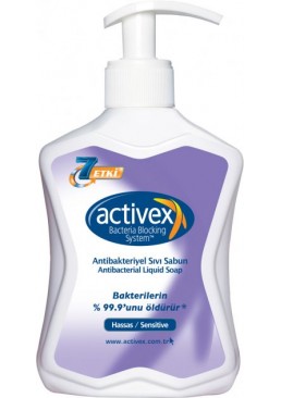 Антибактеріальне рідке мило Activex для чутливої шкіри, 300 мл